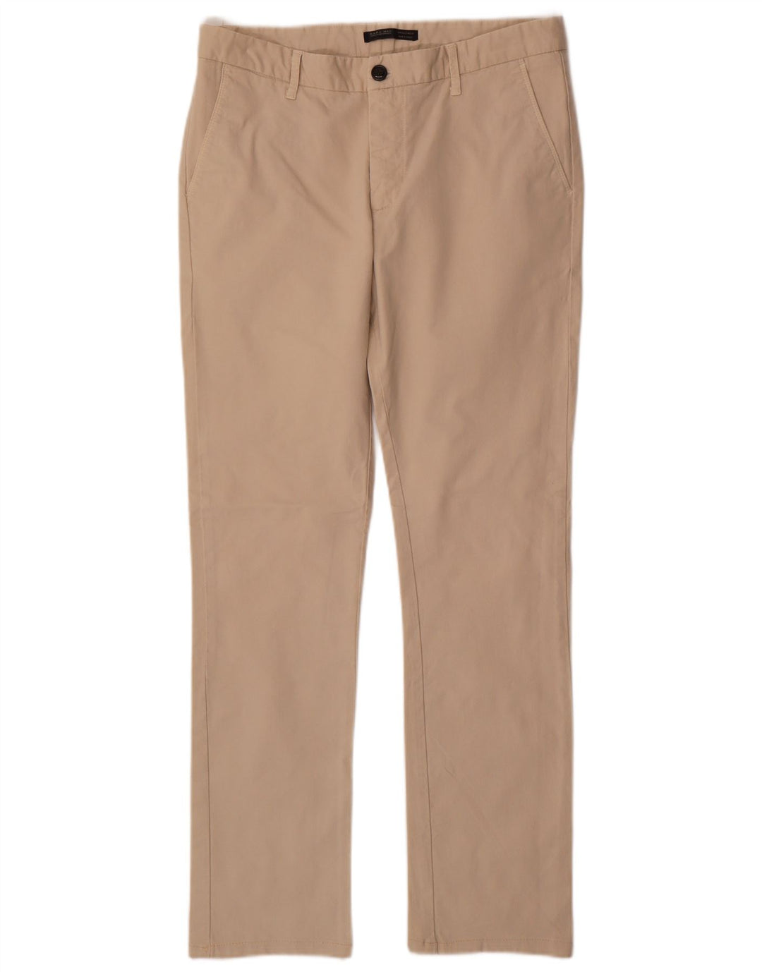 Pantaloni chino drepți pentru bărbați Zara EU 42 Mari L32 L31 Bej