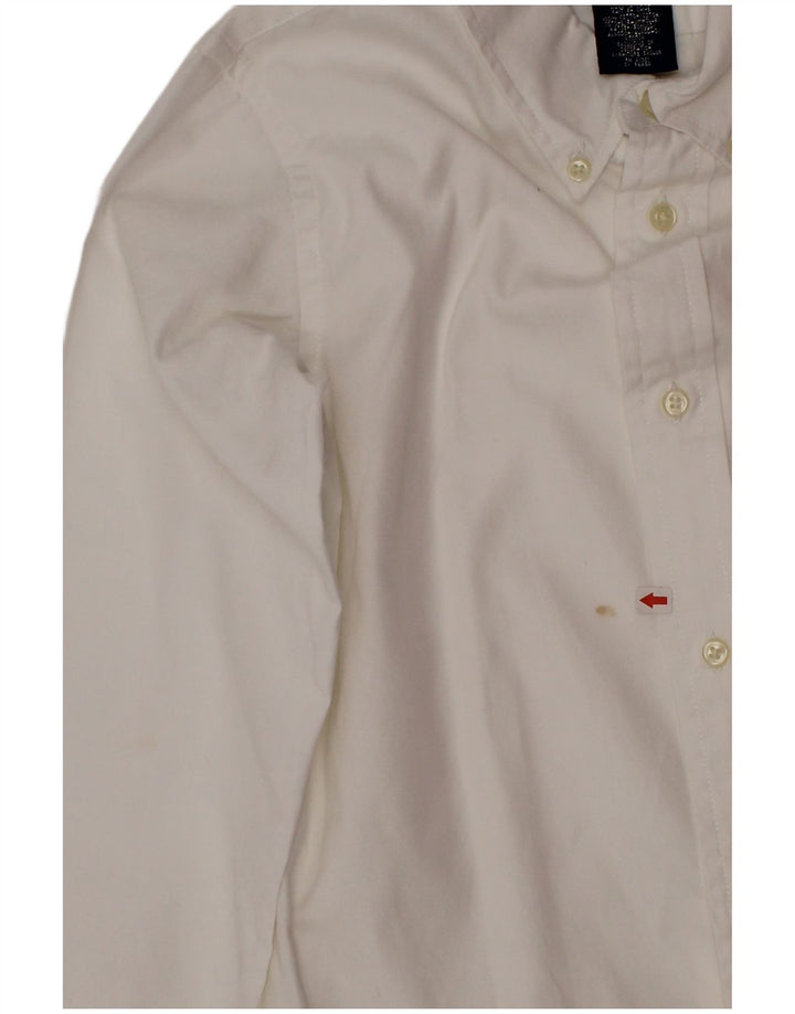 Cămașă Ralph Lauren băieți 6-7 ani bumbac alb