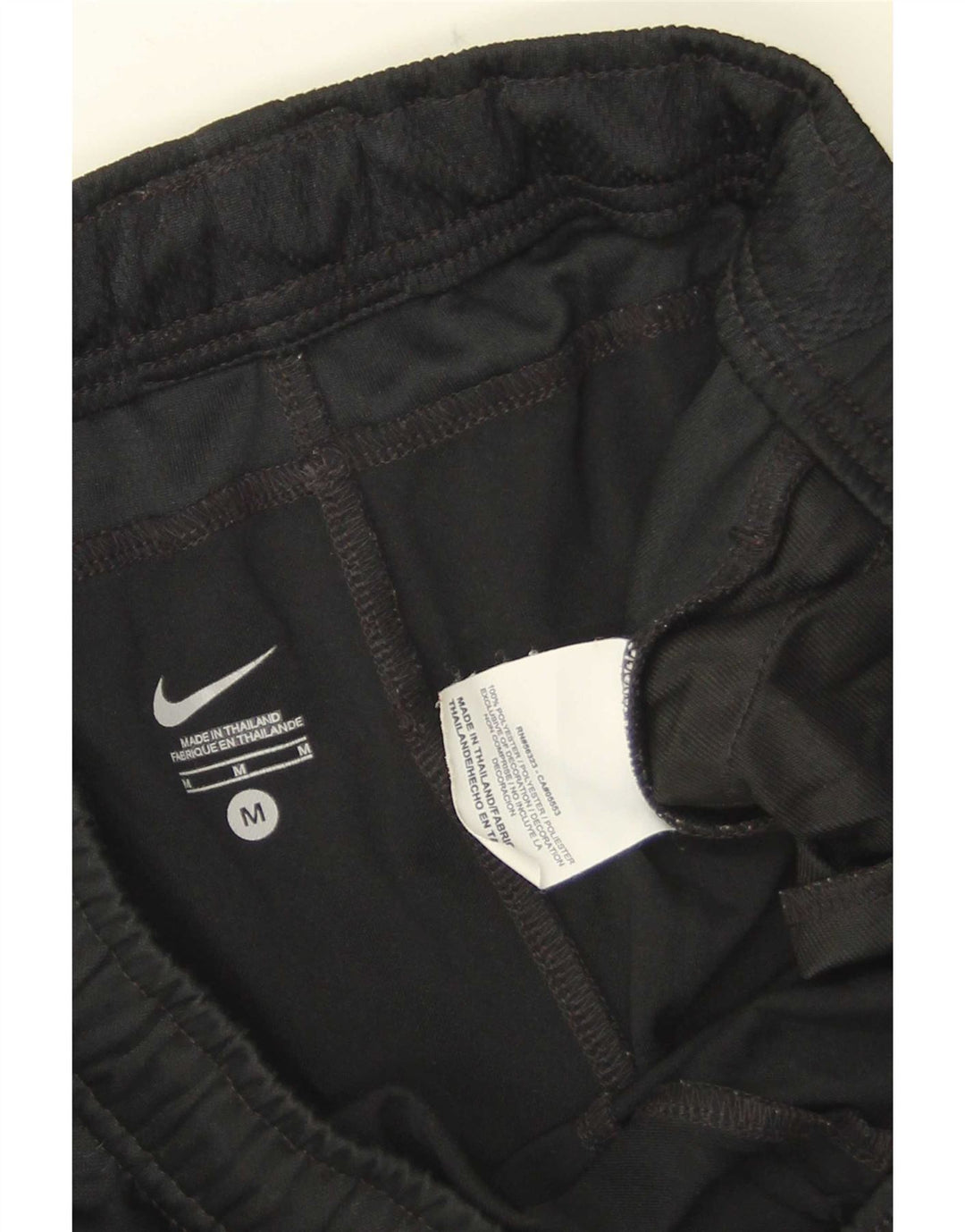 Pantaloni scurți sport Nike pentru bărbați, poliester mediu negru