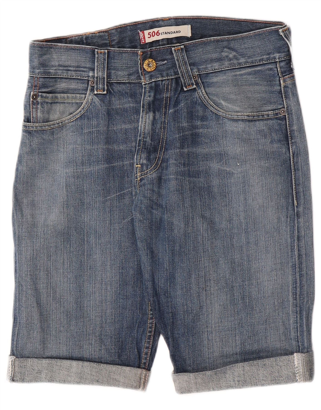 Pantaloni scurți Levi's 506 Denim W31 Medium Blue Bumbac