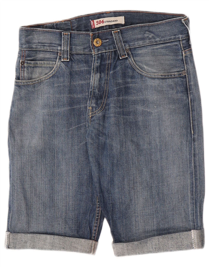 Pantaloni scurți Levi's 506 Denim W31 Medium Blue Bumbac