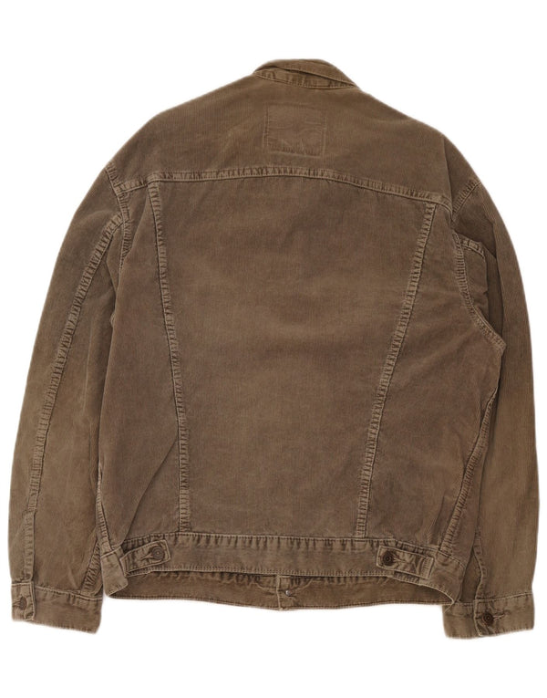 Jachetă Levi's din velur pentru femei UK 40, mare, maro, bumbac