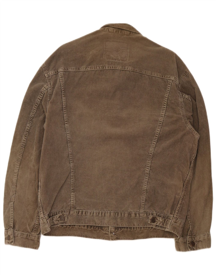 Jachetă Levi's din velur pentru femei UK 40, mare, maro, bumbac