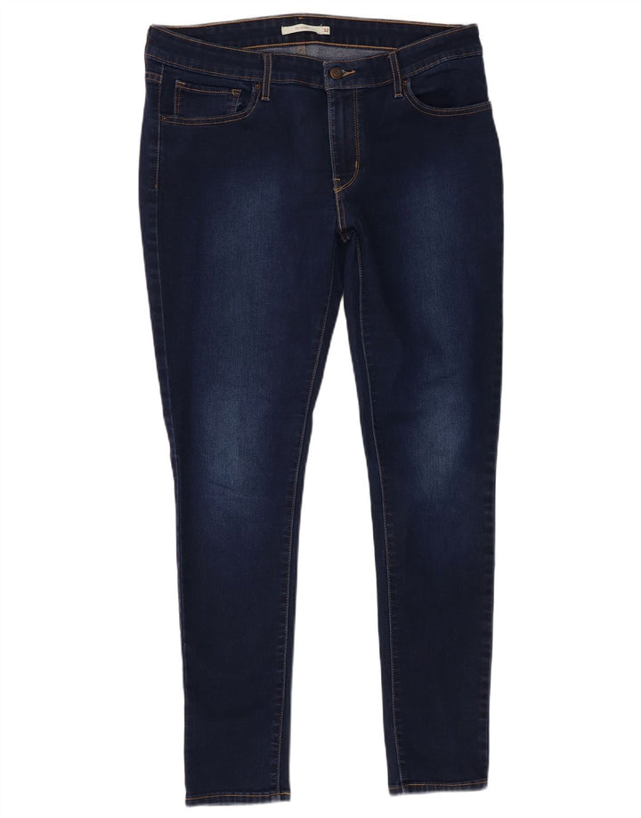 Blugi skinny 711 Levi's pentru femei W32 L29 bleumarin