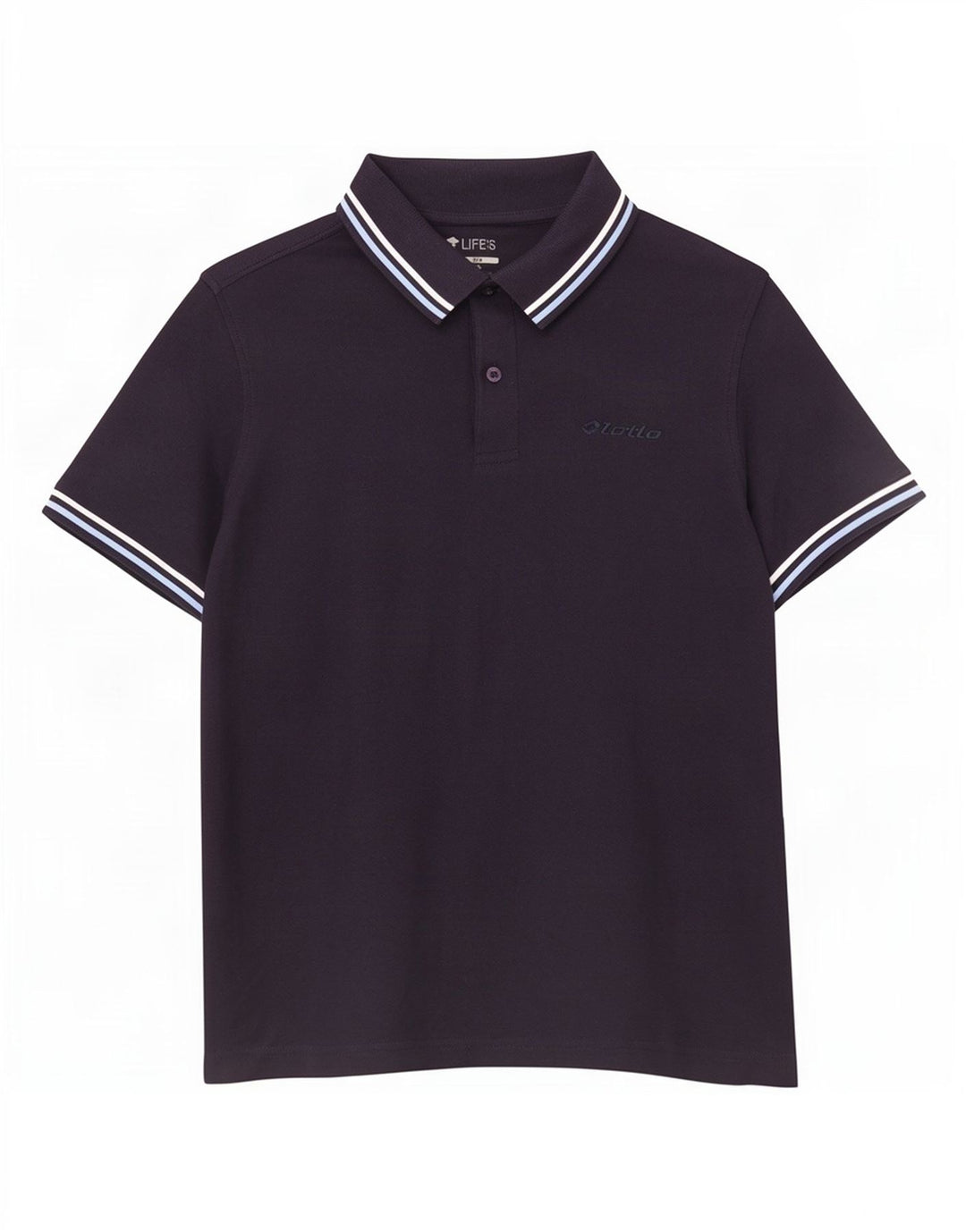 Tricou polo pentru bărbați Lotto Bumbac bleumarin mic
