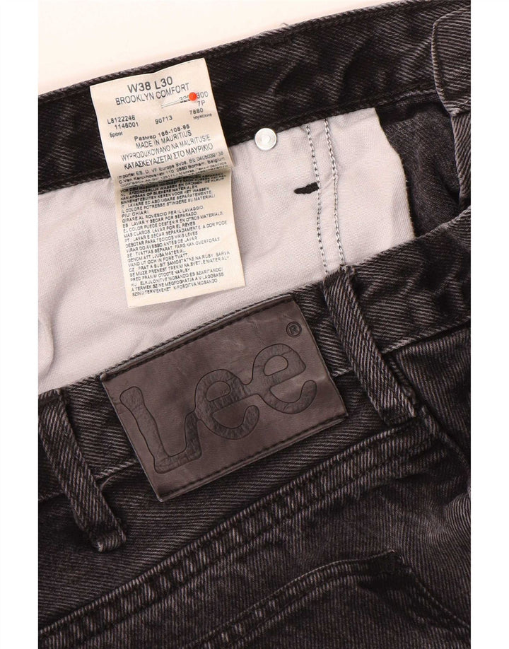 Blugi Lee Brooklyn Comfort drepte pentru bărbați W38 L30 bumbac gri