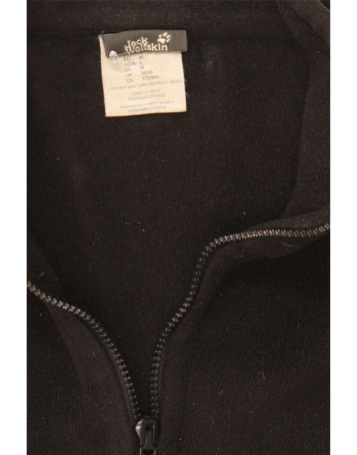 Jack Wolfskin Jachetă pentru bărbați din lână UK 36/38 Poliester mediu negru