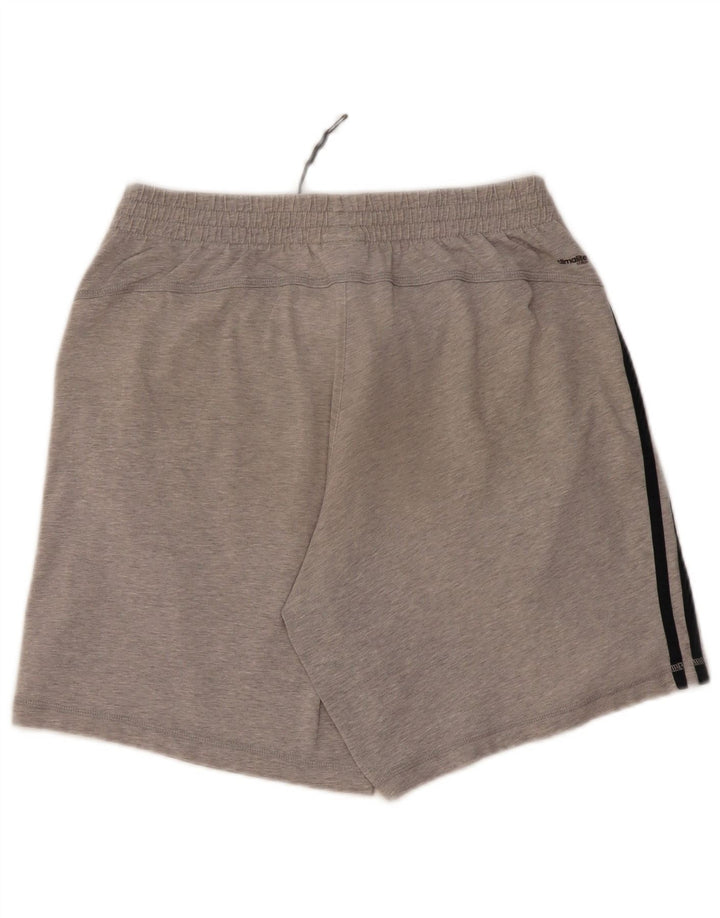 Pantaloni scurți sport Climalite ADIDAS pentru bărbați, bumbac cu pete gri medii