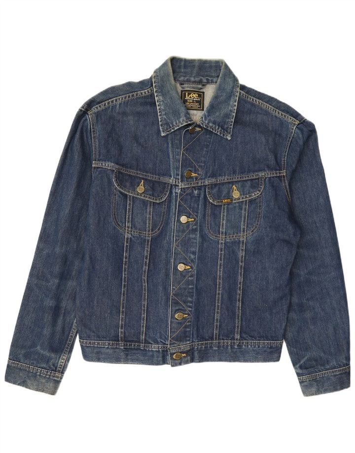 Lee Boys Denim Jacket 12-13 Years Large Blue Bumbac