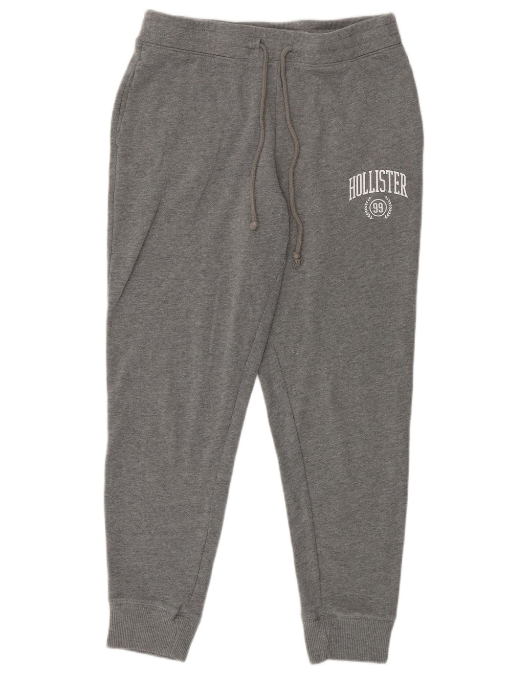 Pantaloni de trening Hollister pentru femei Joggeri UK 14 Bumbac gri mediu