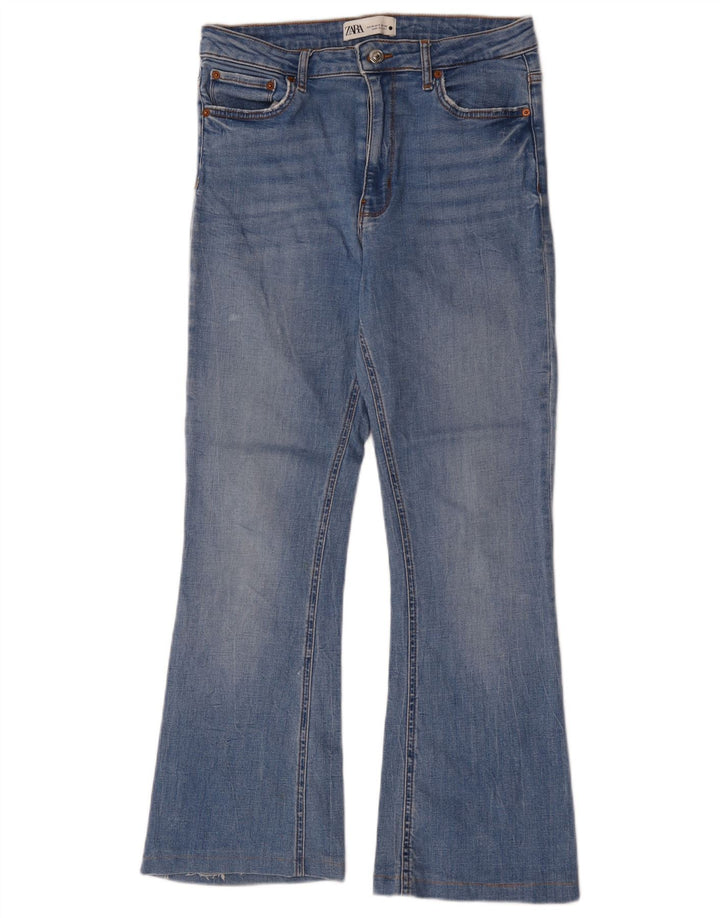 Blugi Zara Femei Bootcut EU 40 Medium W30 L28 Albastru