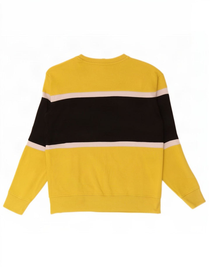 Pulover cu grafică Levi's pentru bărbați, bumbac color-bloc galben mediu