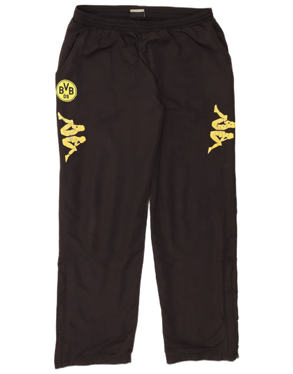 Pantaloni de trening pentru bărbați Kappa BVB Dortmund Graphic 2XL poliester negru