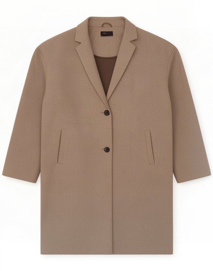 Pardesiu supradimensionat pentru femei Marks & Spencer UK 20 2XL poliester gri