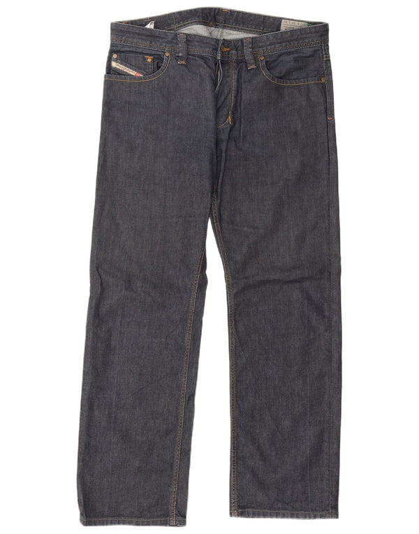 Blugi drepti obișnuiți Larkee pentru bărbați Diesel L34 L30 Bumbac bleumarin