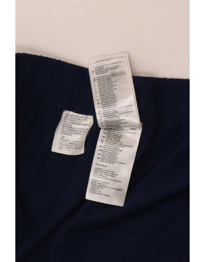 Pantaloni de trening Adidas Climalite pentru bărbați XL poliester bleumarin