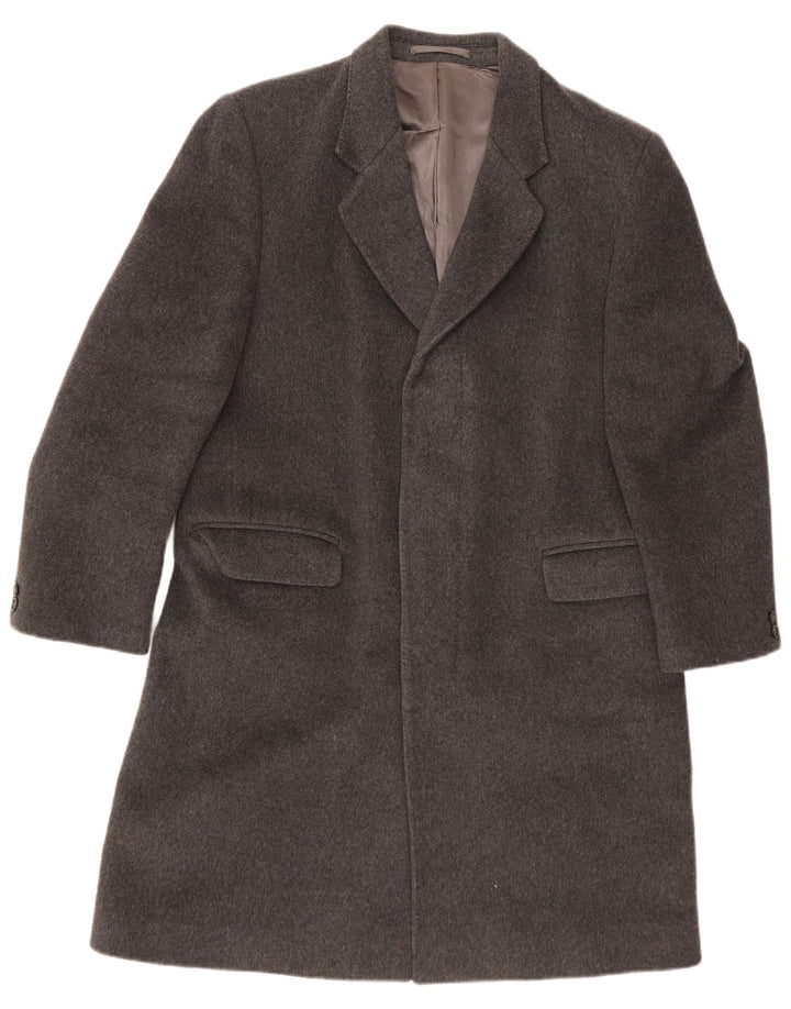 Kilmaine Mantoane Chesterfield Bărbați UK 36 Mic Lână Gri