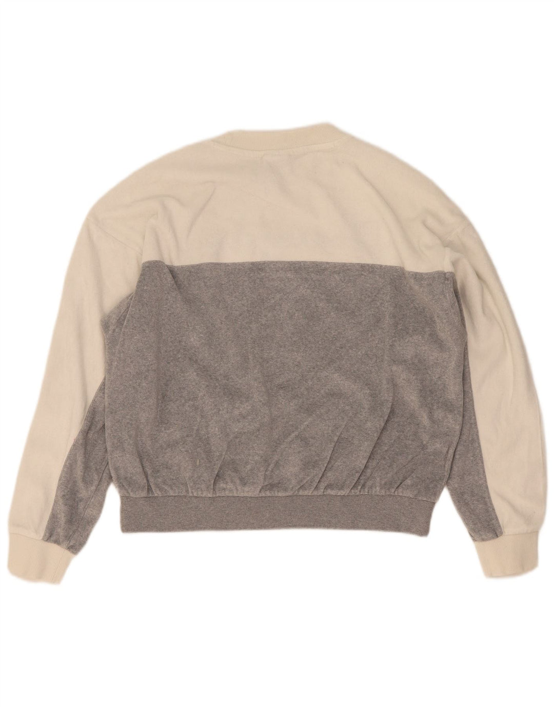Pulover cu grafic pentru femei Champion UK 14 Medium White Colorblock