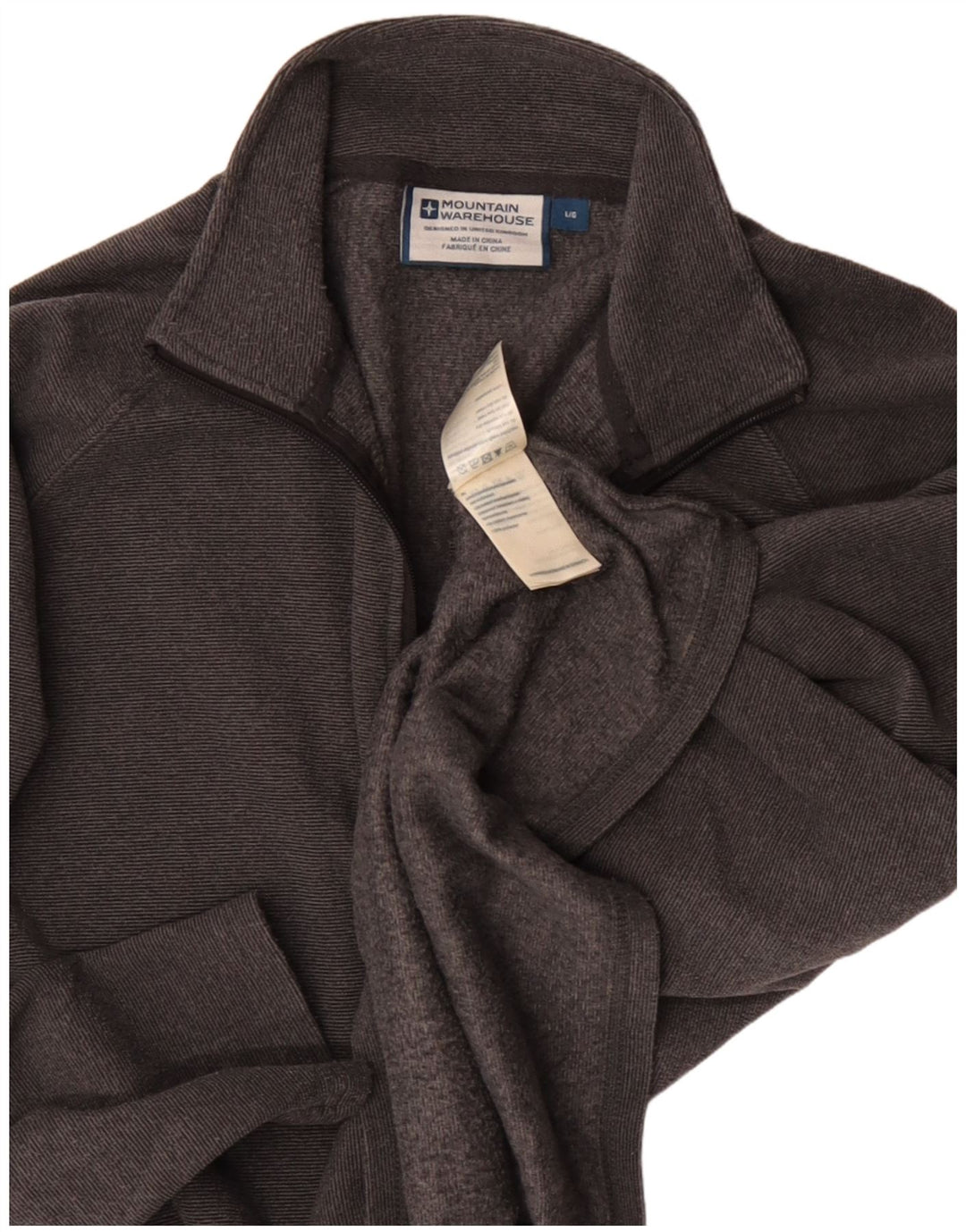 Pulover pentru bărbați Mountain Warehouse Top din poliester mediu gri