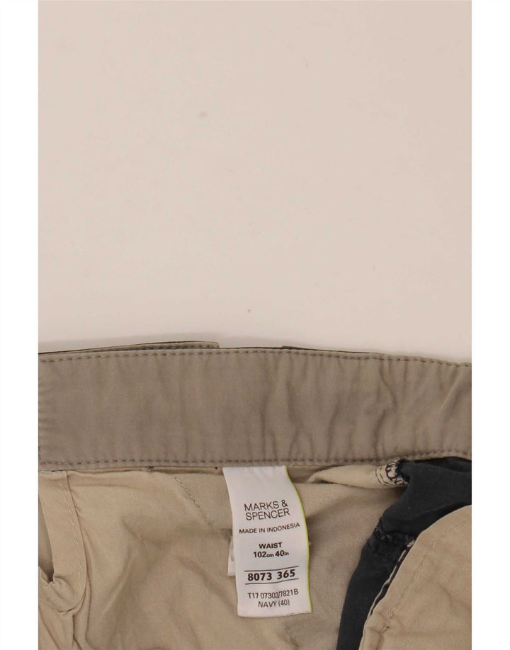 Pantaloni scurți cargo pentru bărbați Marks & Spencer W40 XL bleumarin