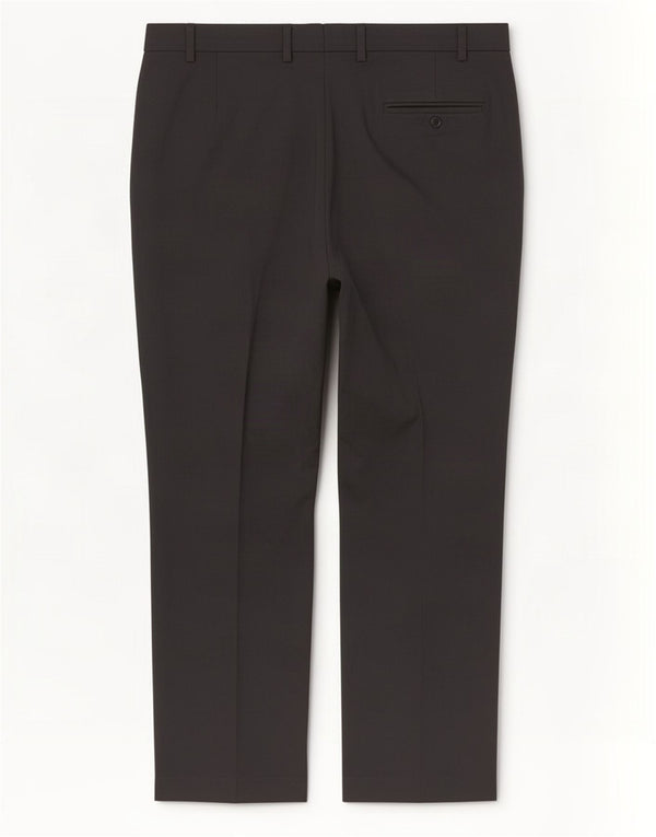 Marks & Spencer Pantaloni de costum pentru bărbați, drepti, cu croiala normală, L42 L31, negri