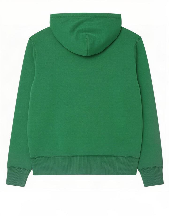Pulover Nike pentru bărbați, cu fermoar, bumbac verde mediu