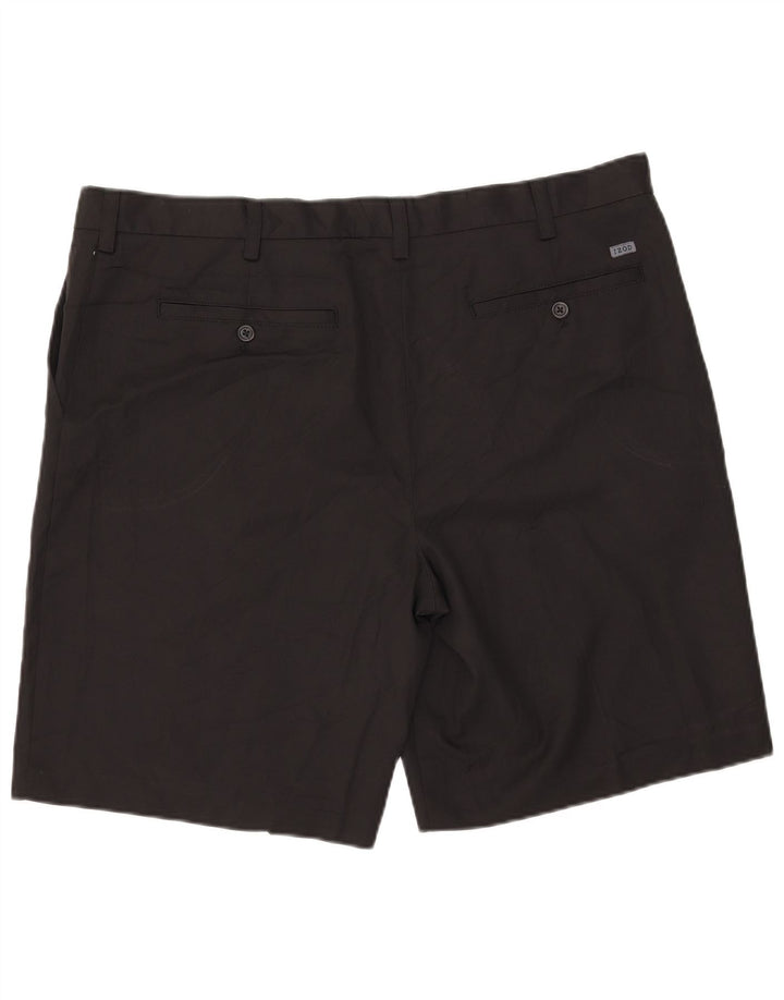 Pantaloni scurți chino pentru bărbați IZOD W42 2XL poliester negru
