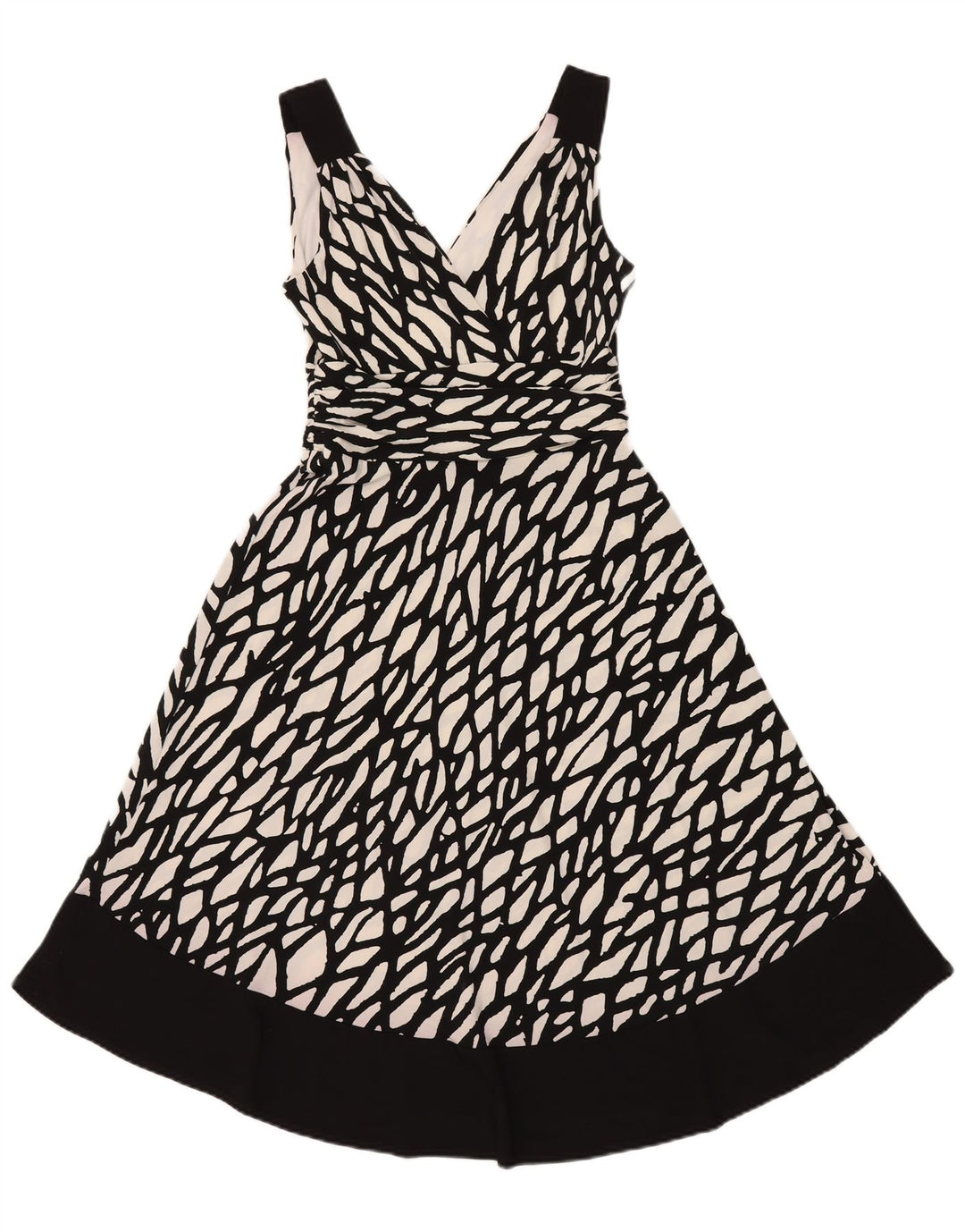 Rochie A-Line pentru femei Principles cu model abstract UK 12 Medium Black