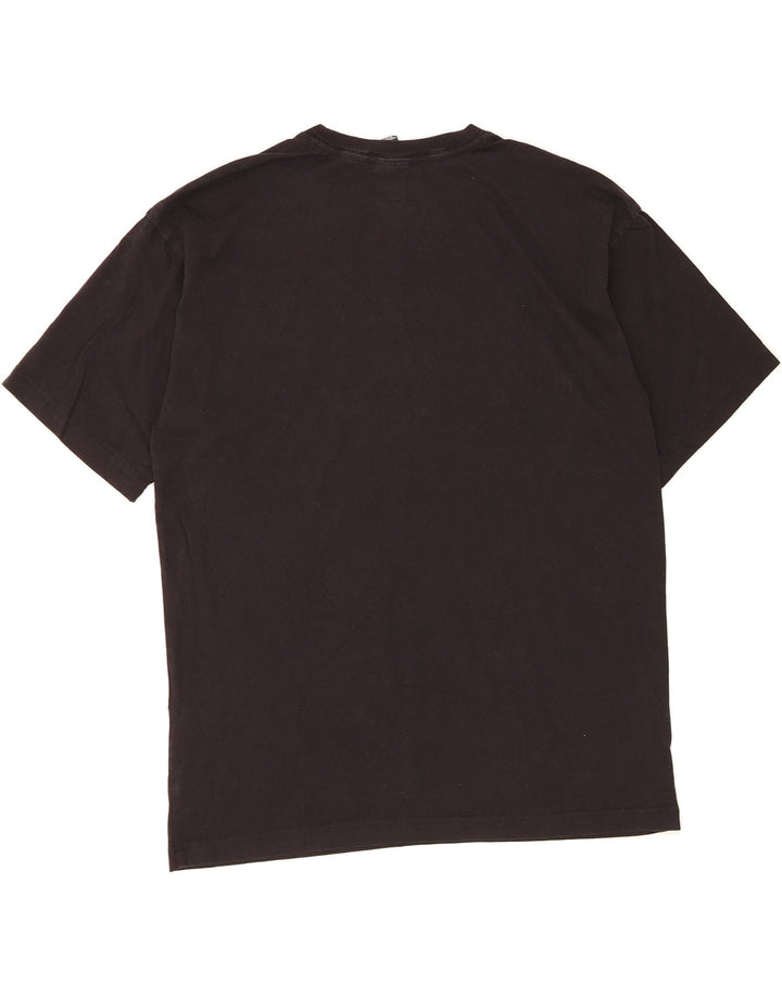 CHAMPION Mens Graphic T-Shirt Top Large Black Cotton Vintage Champion and Second-Hand Champion from Messina Hembry 