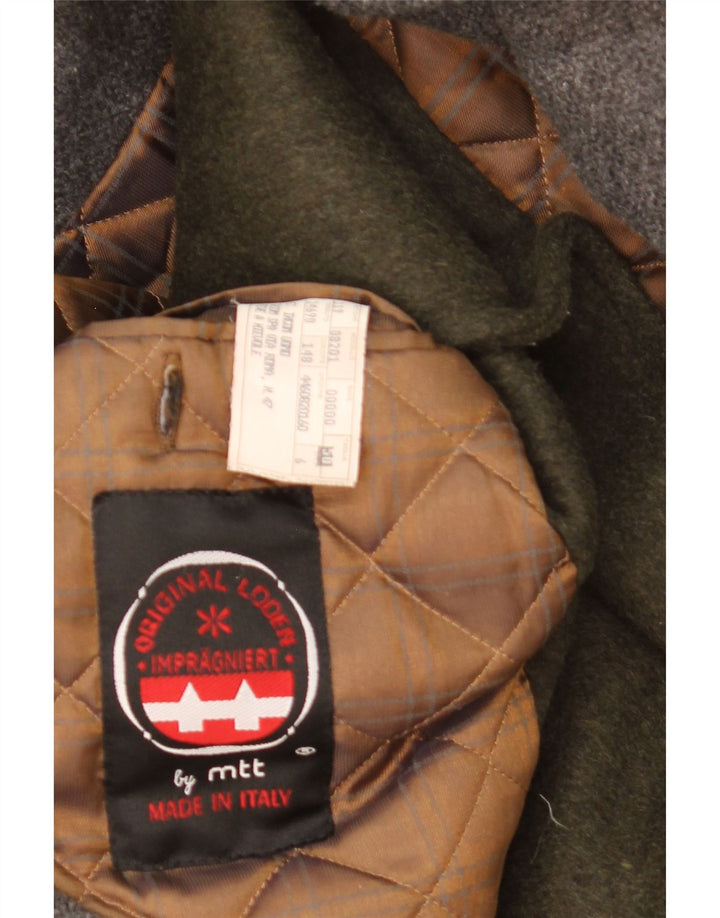 Pardesiu vintage pentru bărbați UK 42 XL Kaki Lână