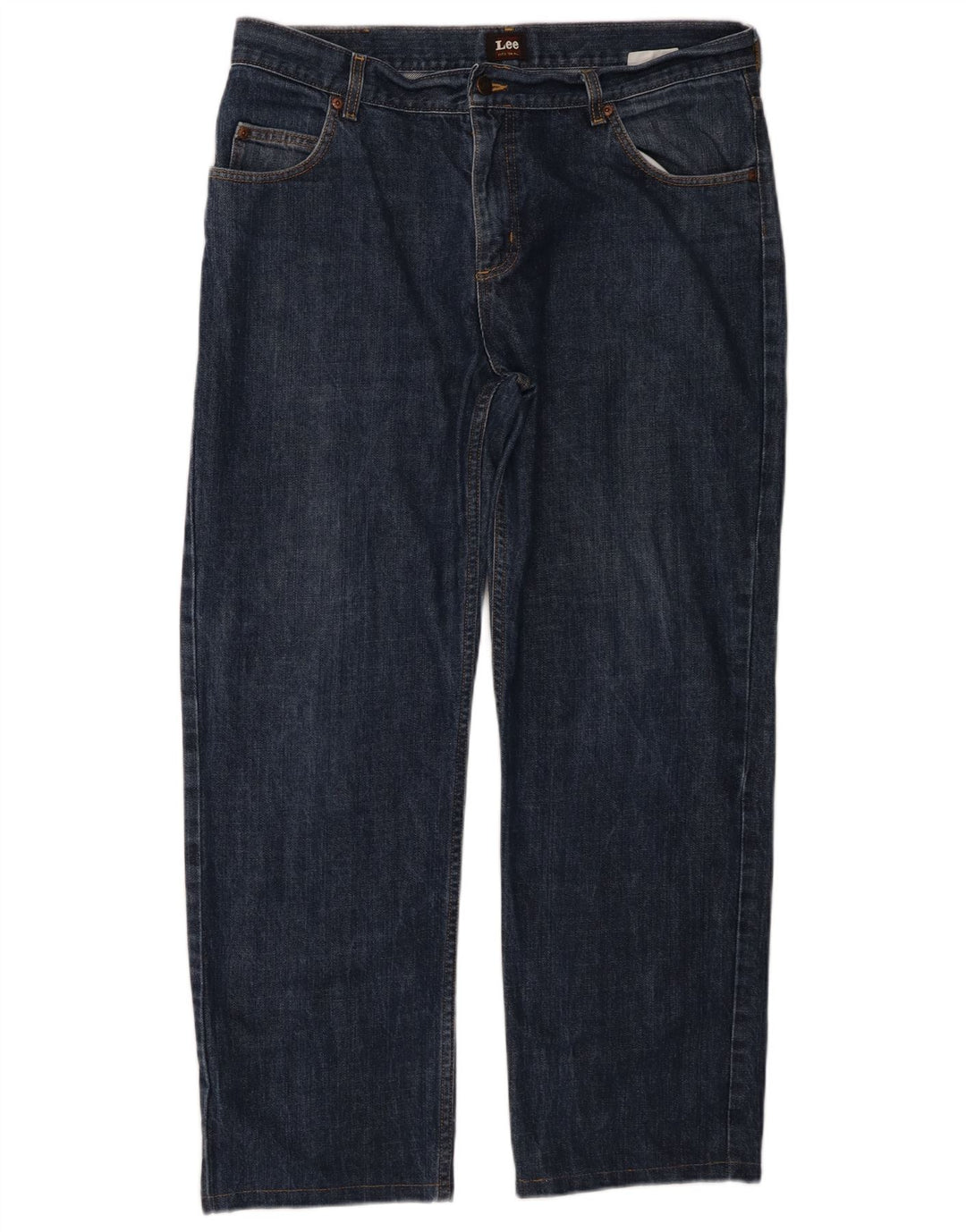 Blugi Lee Brooklyn Straight pentru bărbați W36 L28 Bumbac bleumarin