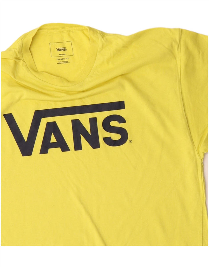 Tricou grafic pentru bărbați VANS Classic Fit Top Bumbac galben mediu