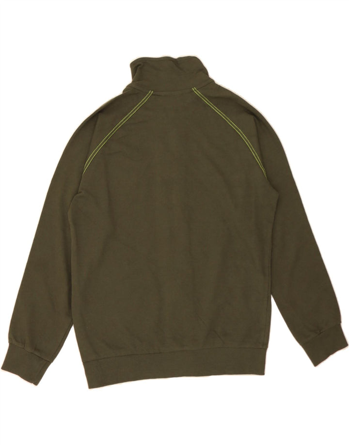 SUPERGA Mens Tracksuit Top Jacket Medium Khaki Cotton Vintage Superga and Second-Hand Superga from Messina Hembry 