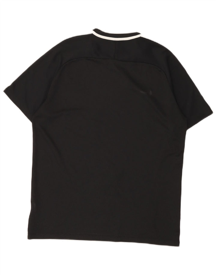 Tricou NIKE Dri Fit pentru femei Top UK 16 mare, negru, poliester color bloc