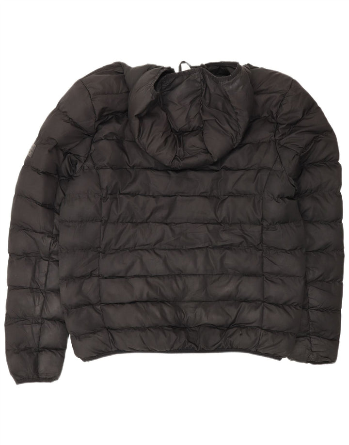 Jachetă căptușită cu glugă pentru bărbați French Connection UK 40 Large Black