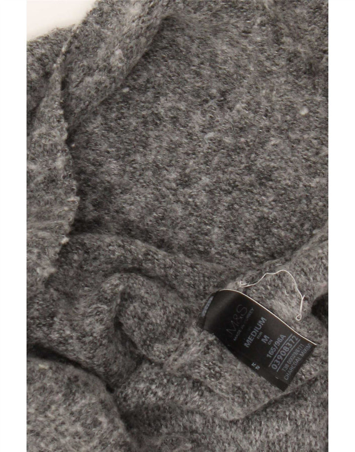 Marks & Spencer Pulover cu gât rulat pentru femei UK 14 Medium Grey Flecked