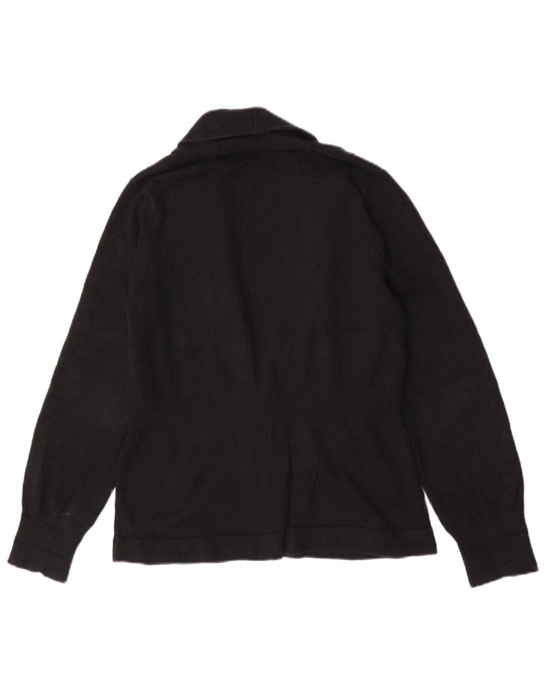 Pulover cardigan pentru femei Eddie Bauer UK 14 bumbac mediu negru