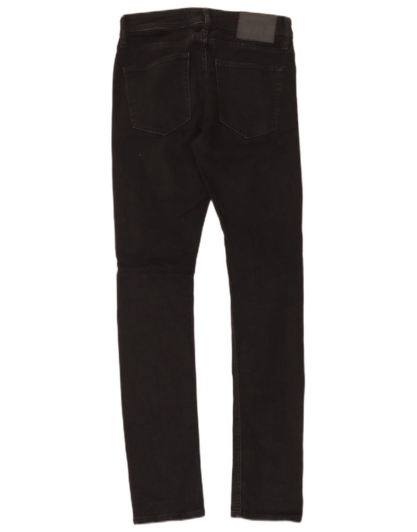Jack & Jones Blugi slim GLENN Distressed pentru bărbați W28 L32 bumbac negru