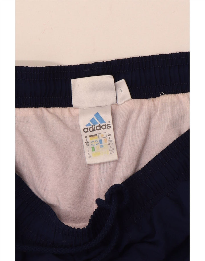 Pantaloni de trening pentru bărbați Adidas Pantaloni de jogging mari, bleumarin, poliester