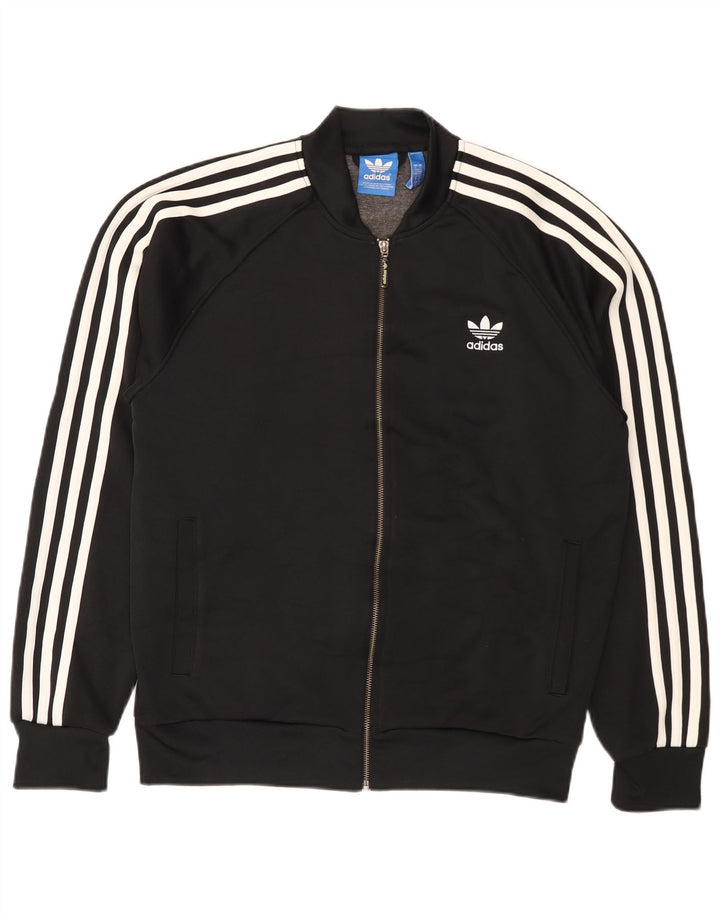Jachetă de trening pentru bărbați Adidas, mare, negru, poliester