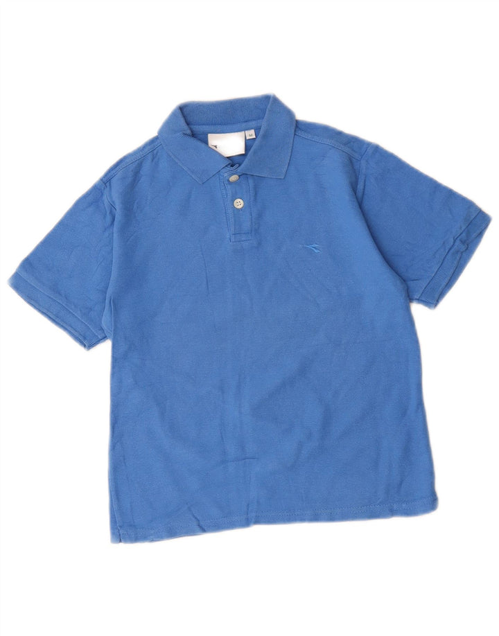Tricou Polo băieți DIADORA 7-8 Ani Albastru Mediu Bumbac