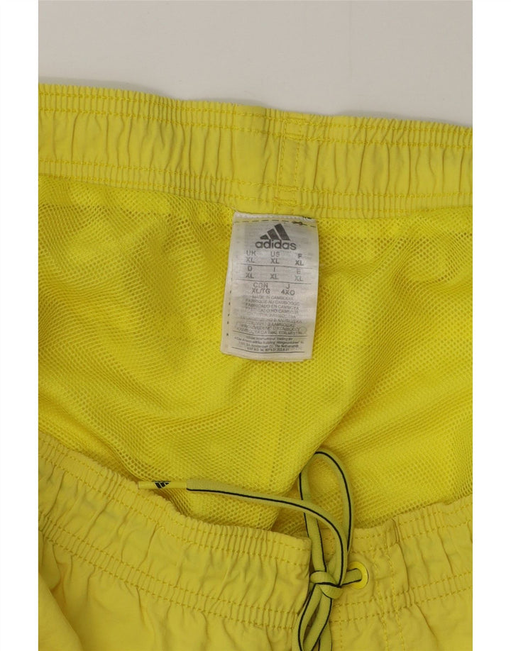 Pantaloni scurți de înot ADIDAS pentru bărbați XL din poliester galben