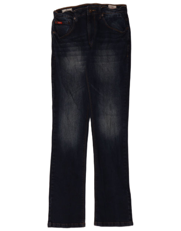 Lee Womens Cooper Slim Bootcut Jeans W30 L33 Navy Blue Cotton