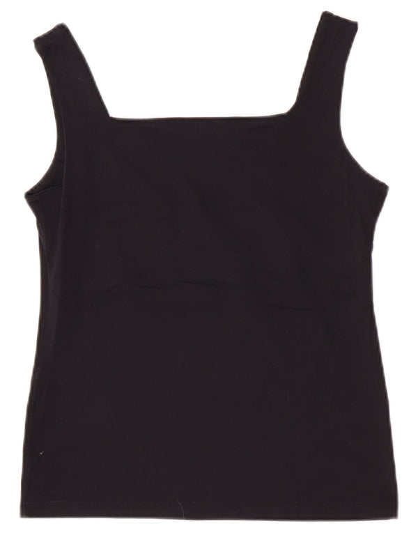 Top Crop pentru femei Zara UK 12 Medium Black