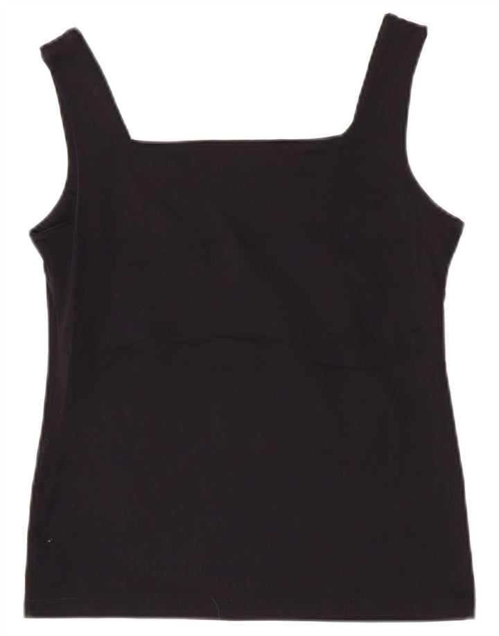 Top Crop pentru femei Zara UK 12 Medium Black