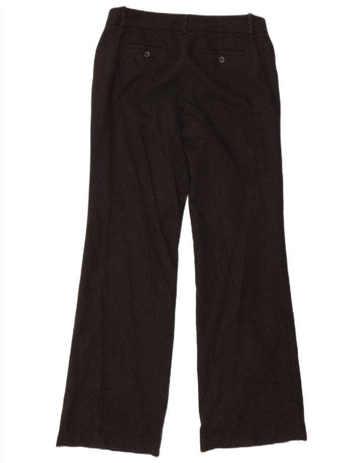 Pantaloni casual pentru femei J. CREW, cu talie joasă, cu tăiere, US 6 Medium W30 L32 Negru