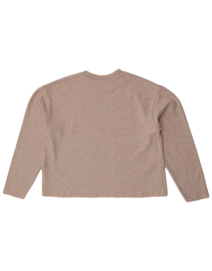 Bluză Crop Top Femei Zara UK 14 Medium Bej