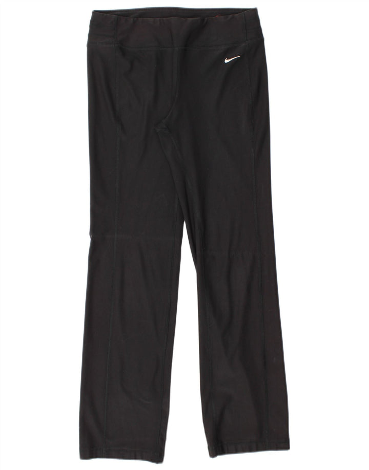 Pantaloni de trening Nike Dri Fit pentru femei UK 10 Poliester negru mic