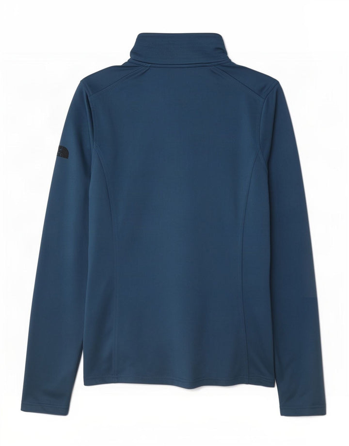 Top de trening The North Face, pentru femei, cu fermoar și gât, UK 10, bleumarin, mic