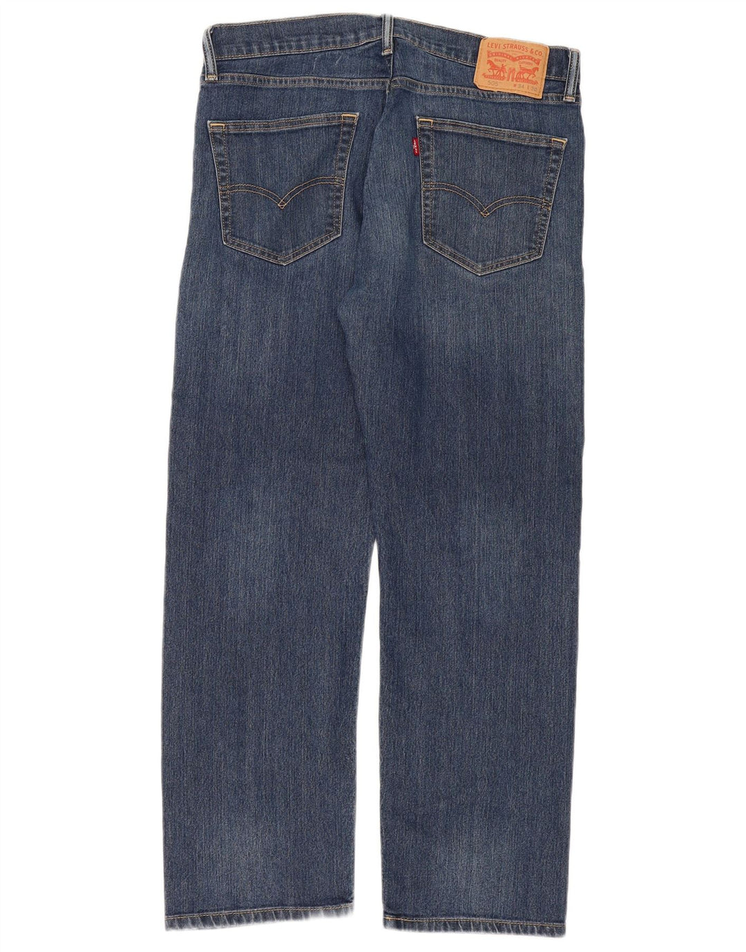 Blugi drepti pentru bărbați Levi's 505 W34 L30 Bumbac albastru